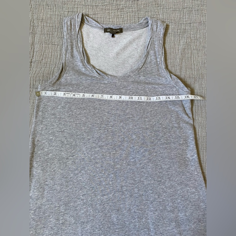 Tommy Bahama Heathered Gray Tank Dress sz S - Picture 4 of 6